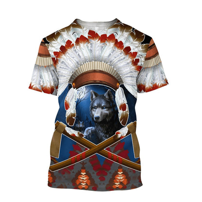 Native American 3D All Over Printed Unisex Shirts
