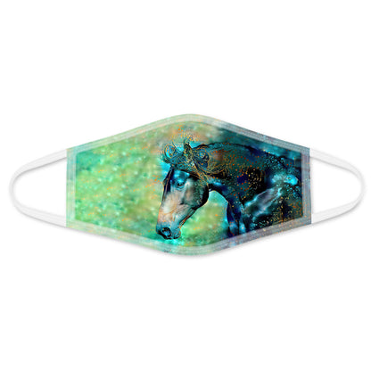 Horse Themed Face Mask DL