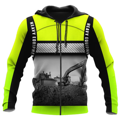 Customize Name Heavy Equipment Operator 3D All Over Printed Unisex Shirt Pi06022103