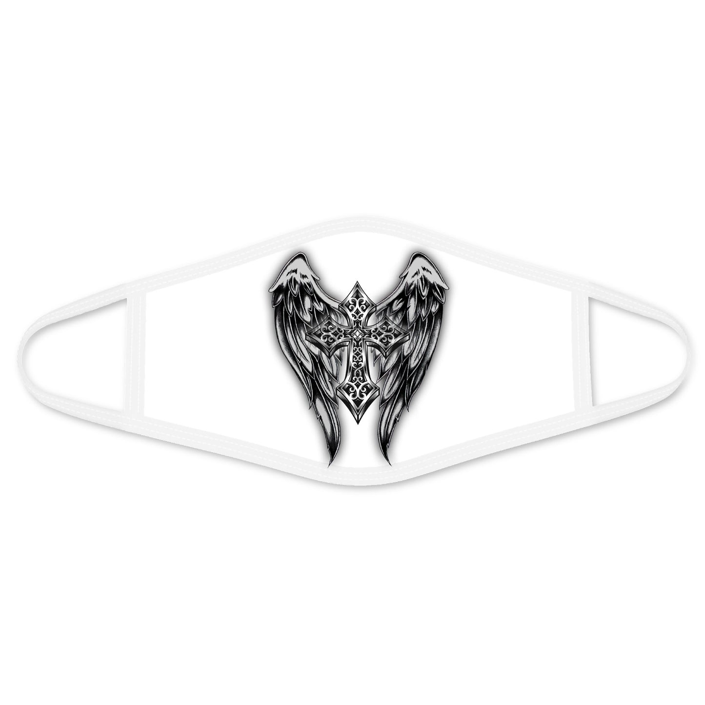 Jesus Face Mask White TQH
