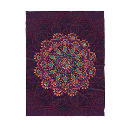 Mandala  Sherpa Blanket TP
