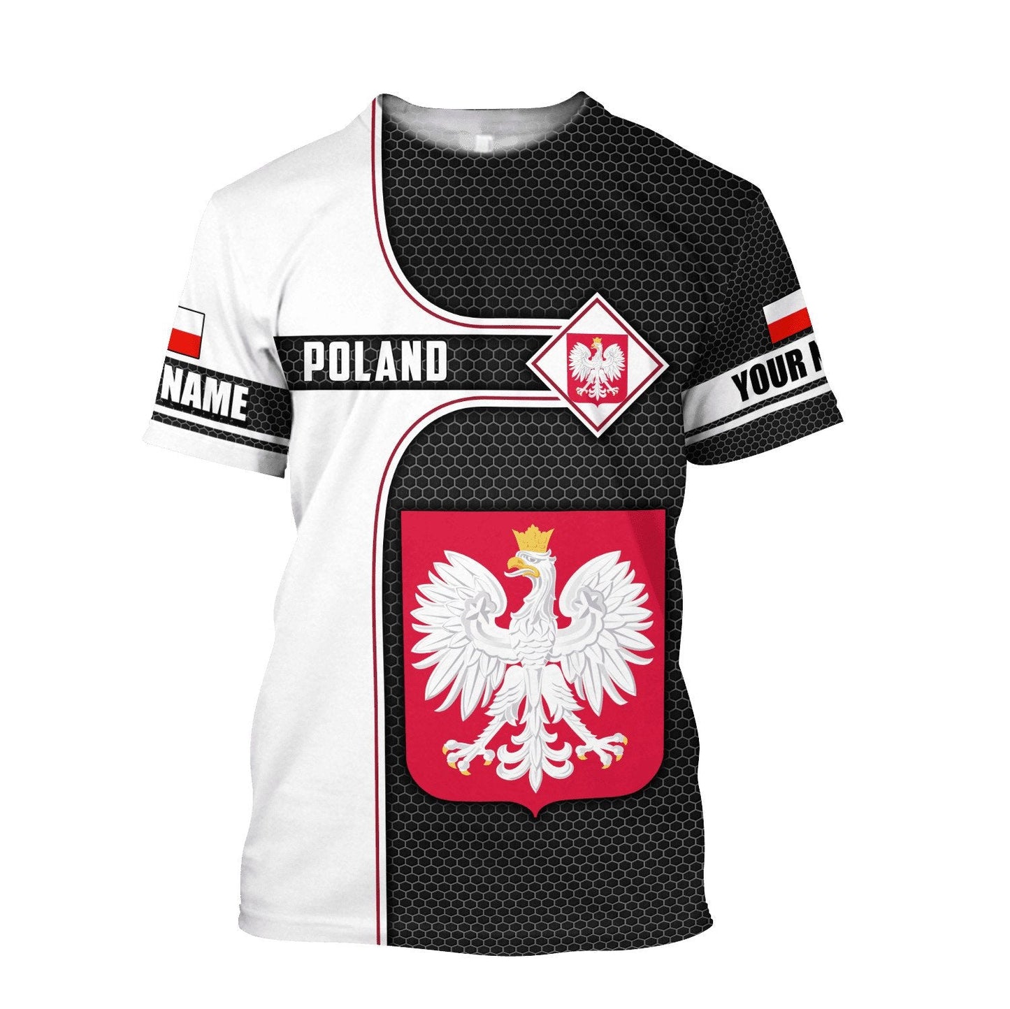 Personalized Polska 3D All Over Printed Unisex Hoodie