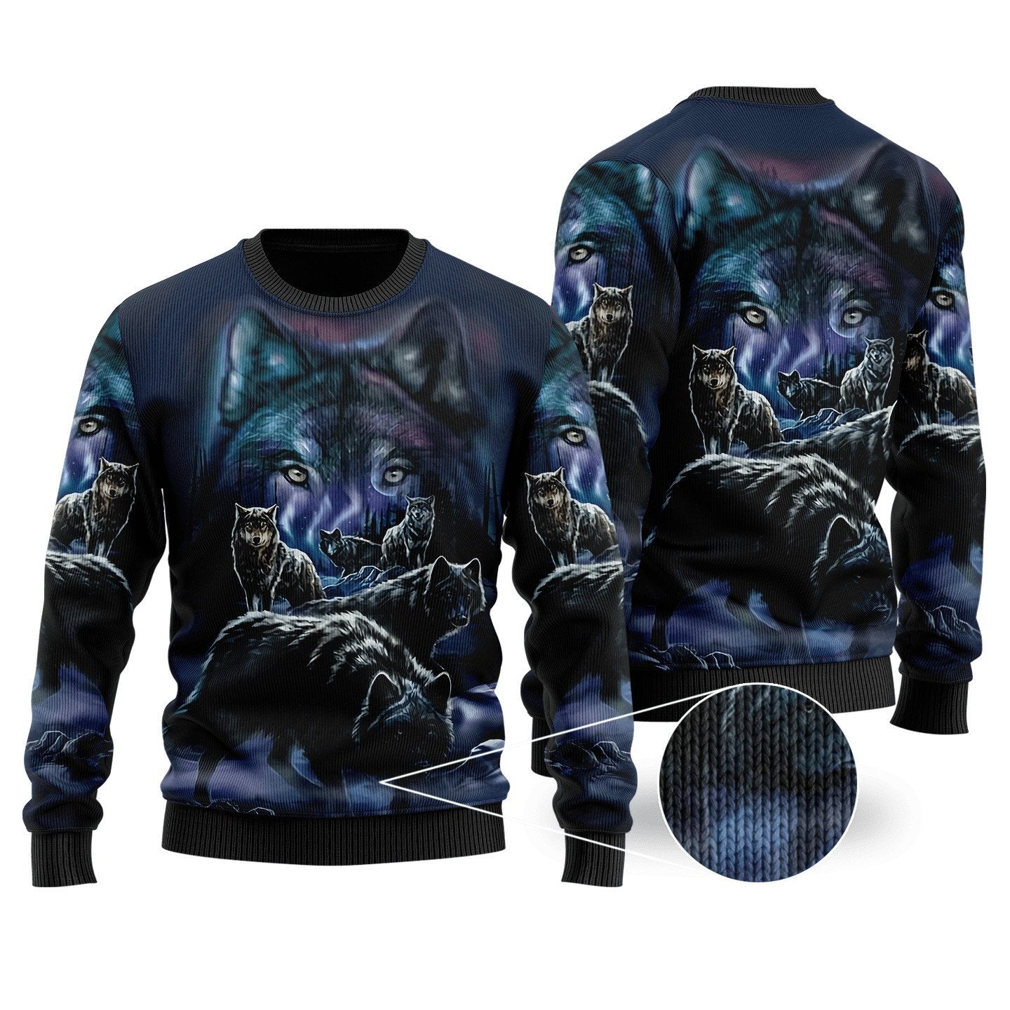 Wolf 3D All Over Printed Unisex Shirts
