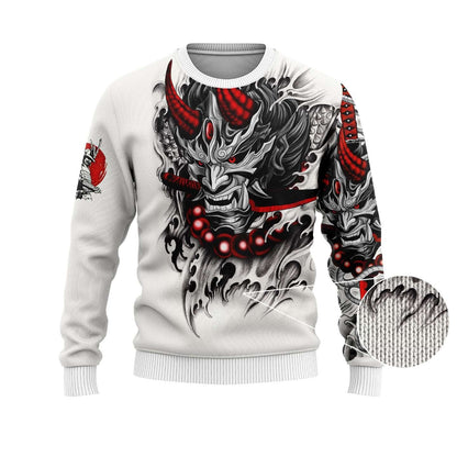 Japan Mask Tattoo 3D All Over Printed Unisex Shirt