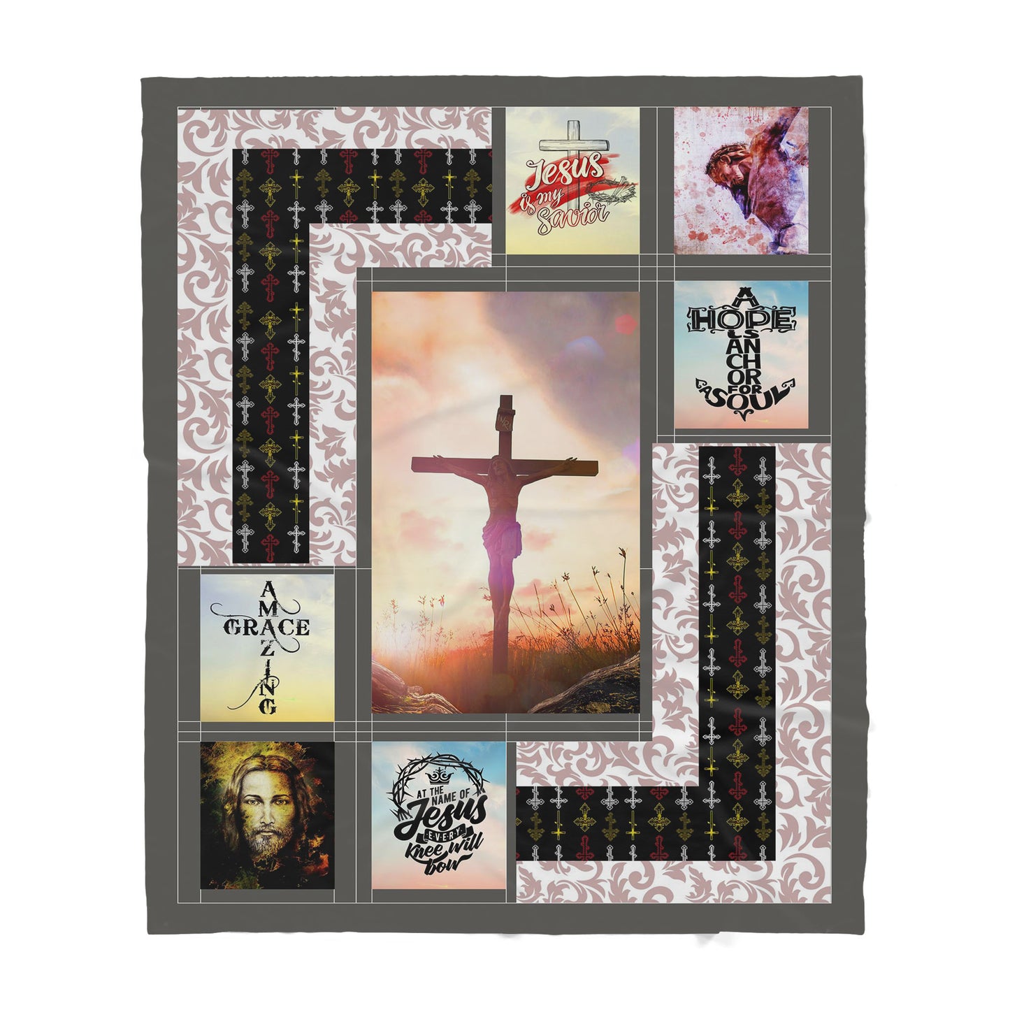 Jesus Sherpa Blanket TT