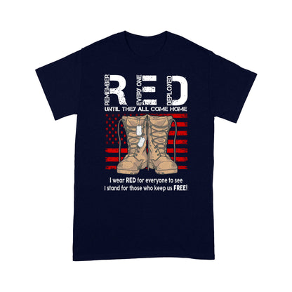 On Friday We Wear Red Classic T-Shirt, Best Gift For Dad Grandpa Veterans