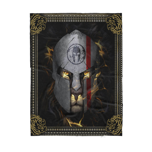 Sparta Lion Warrior - Sherpa Blanket TP