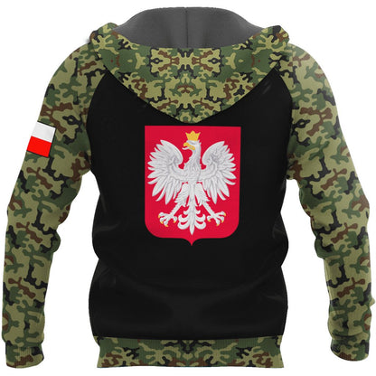 Personalized Polska Coat Of Arms 3D All Over Printed Unisex Hoodie