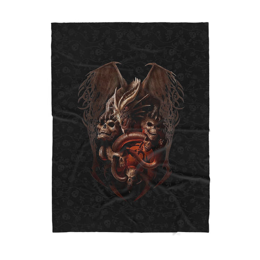 Skulls Sherpa Blanket