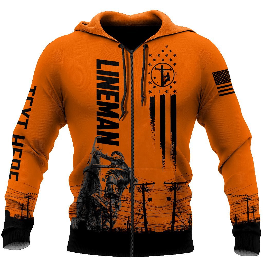 Premium Lineman All Over Printed Personalized Shirts MEI