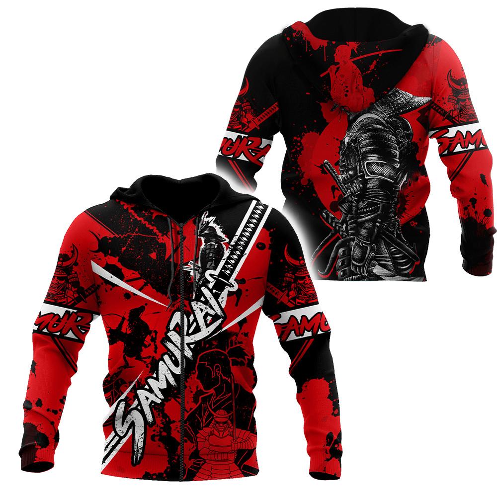 Samurai Tattoo 3D Over Printed Unisex Shirt