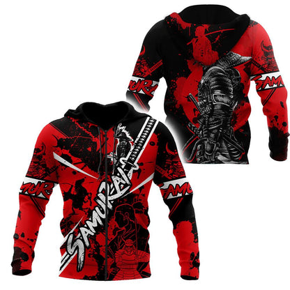 Samurai Tattoo 3D Over Printed Unisex Shirt