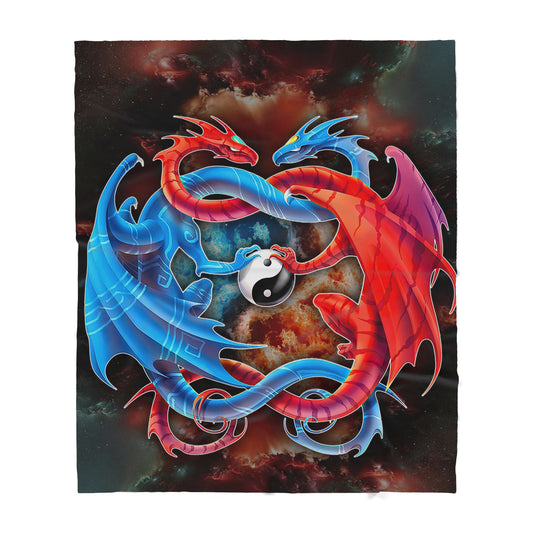 Custom Blanket Dragon - Gift For My Family - Sherpa Blanket HG