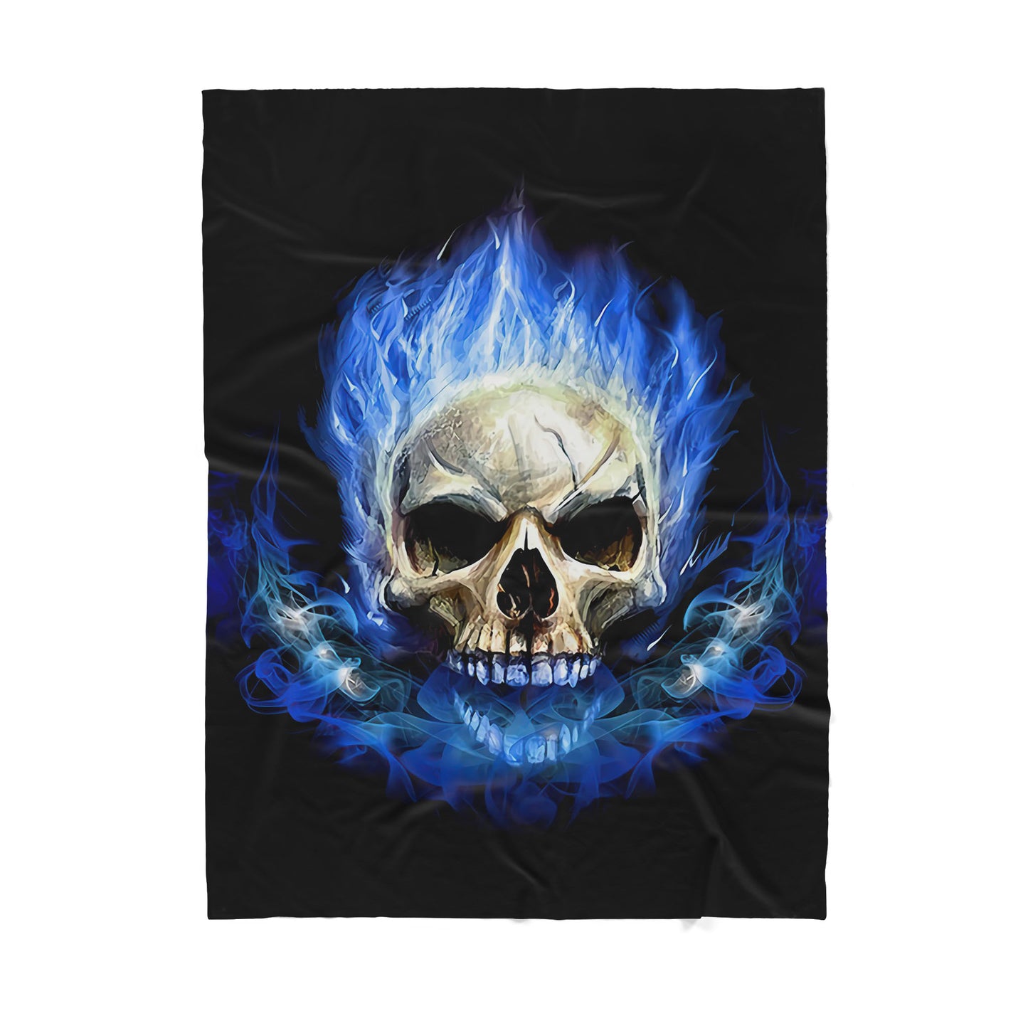 Infinite Store 3D Printed Skull Sherpa Blanket PL