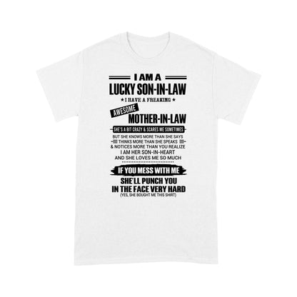 I Am A Lucky Son In Law Standard T-shirt TN