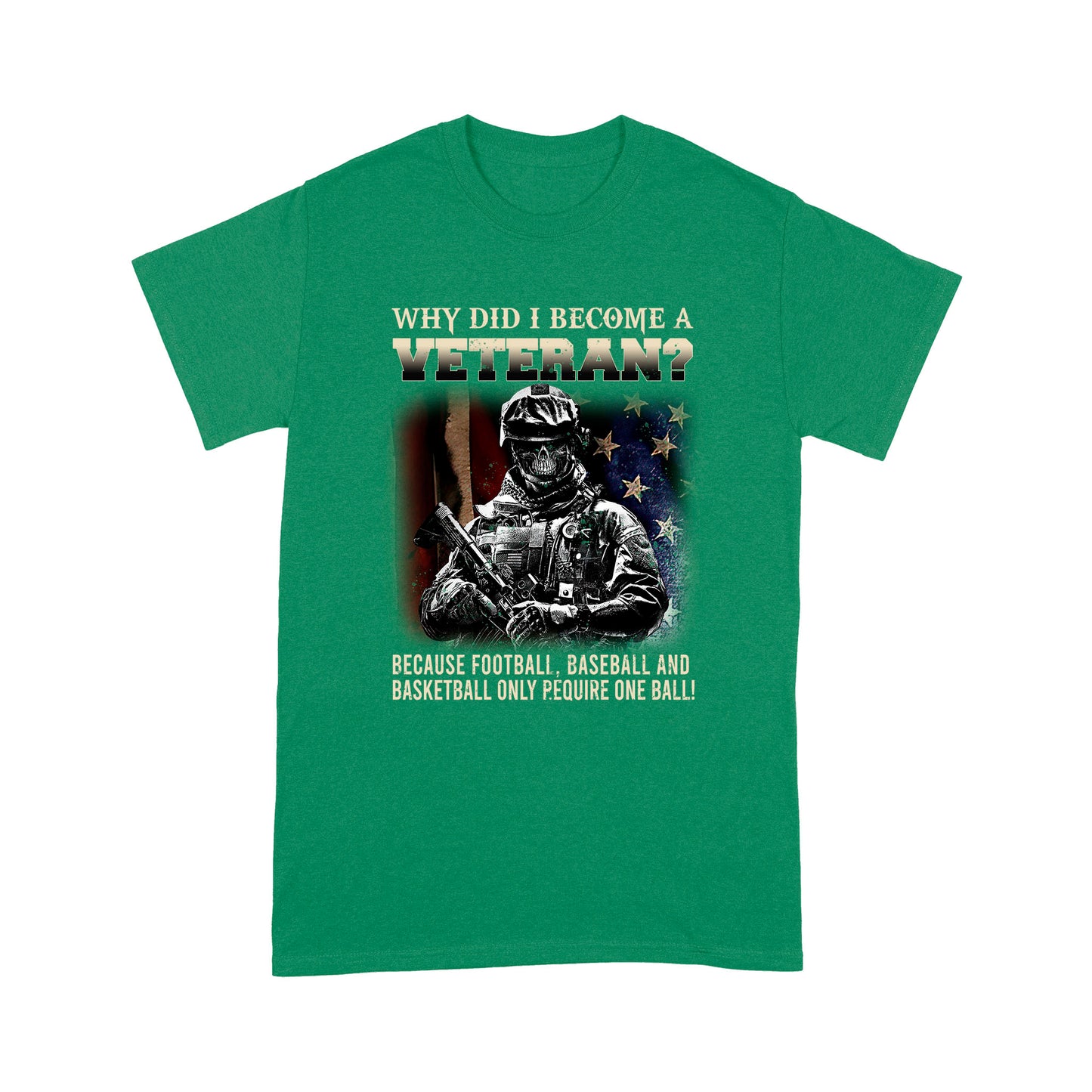Why Did I Become A Veteran Standard T-shirt TA