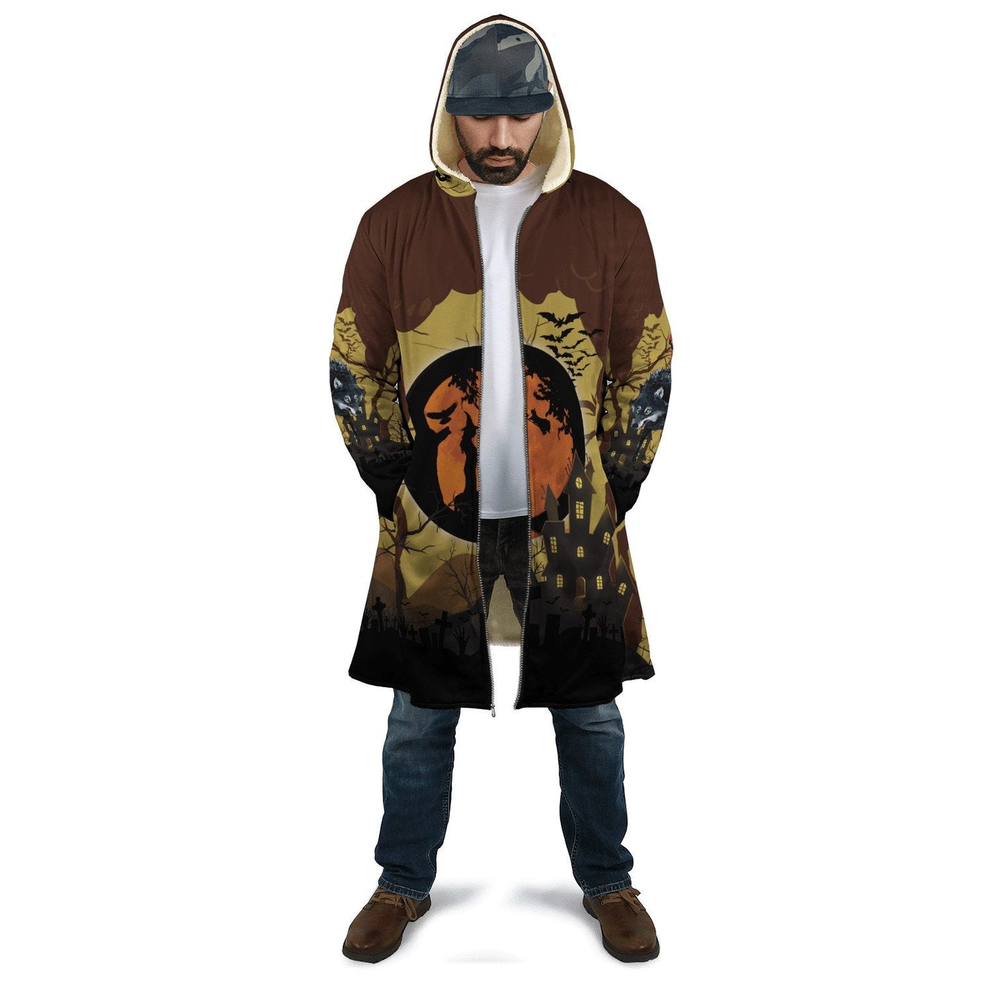 Halloween Wolf 3D All Over Printed Unisex Shirts