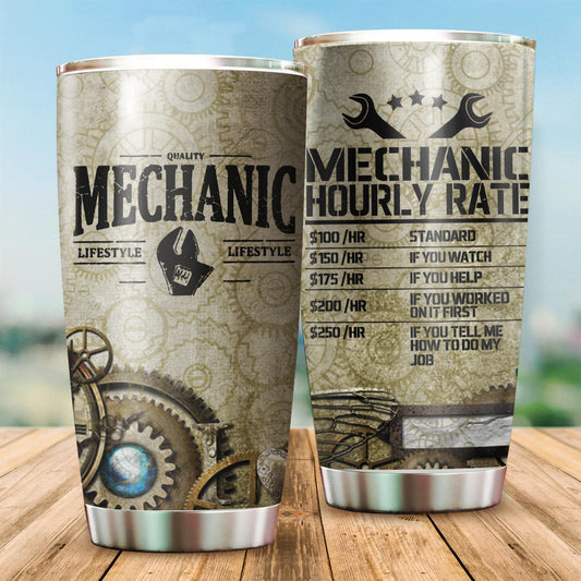 Mechanic Hourly Rate Tumbler TN
