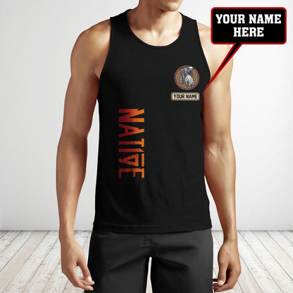 Custom Name Native American3D All Over Printed Unisex Shirts