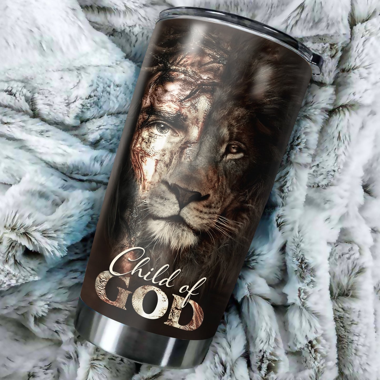 Customize Name Lion Tumbler