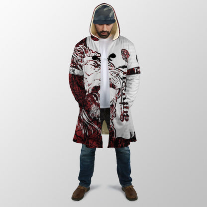 The King Lion Tattoo Over Printed Hoodie TP