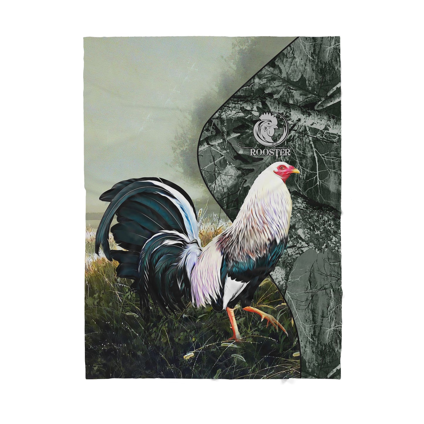 InfiniteStore 3D Printed Rooster Sherpa Blanket ML