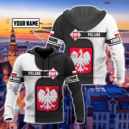 Personalized Polska 3D All Over Printed Unisex Hoodie