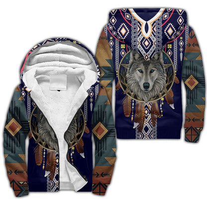 Wolf Native American 3D All Over Printed Unisex Shirts