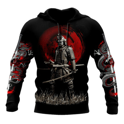 Samurai Tattoo 3D Over Printed Unisex Shirt