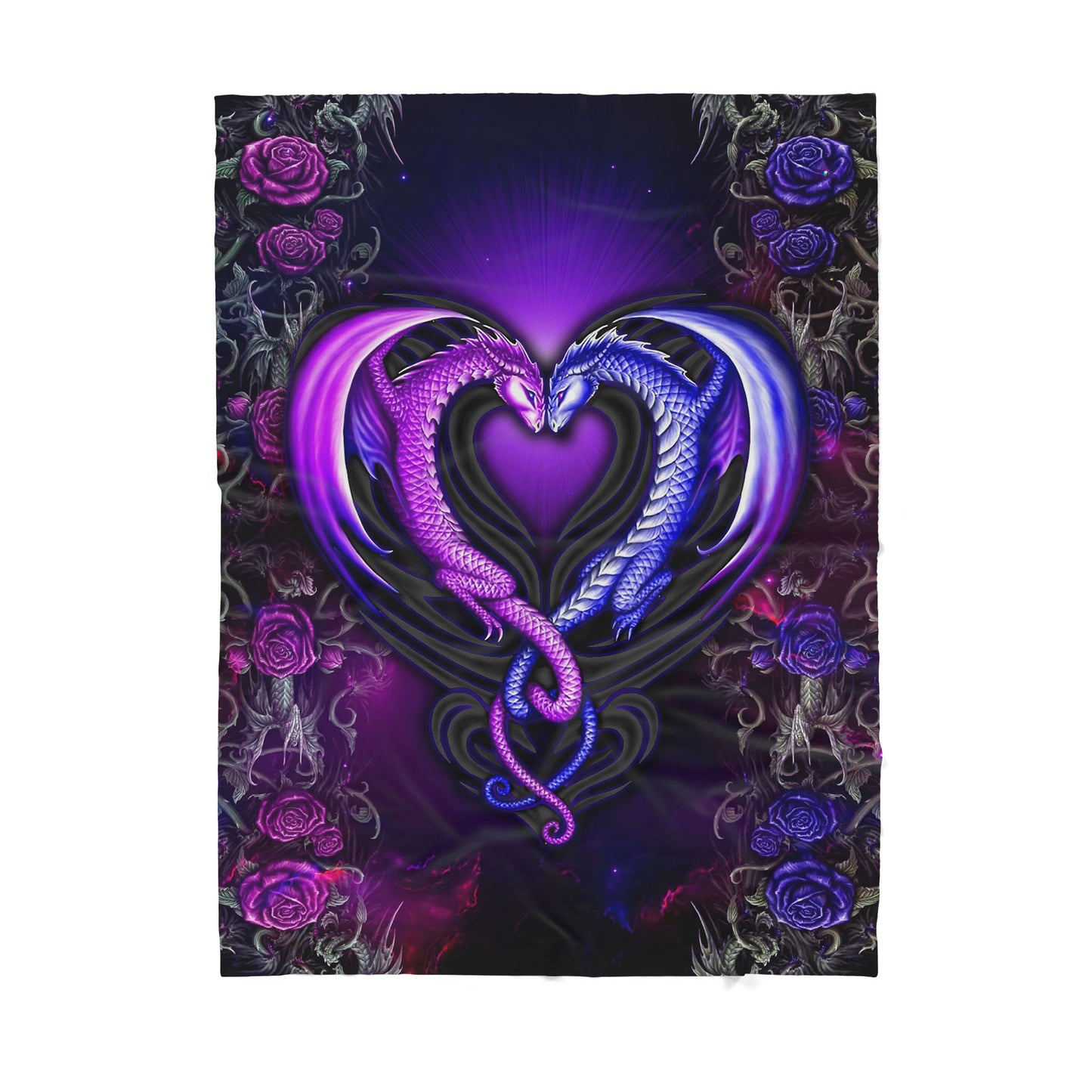 Custom Blanket Dragon - Gift For My Family - Sherpa Blanket HG