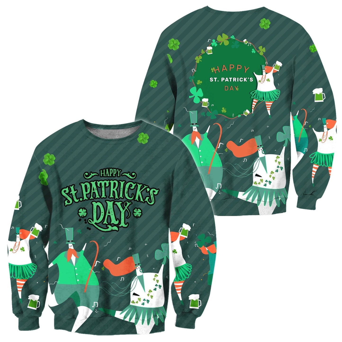 Irish Saint Patrick Day 3D All Over Printed Unisex Shirt