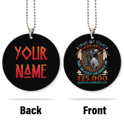 Customize Name Native American Unique Design Car Hanging Ornament AM20042106