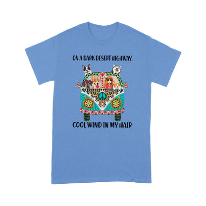 Hippie And Dog Standard T-shirt TN
