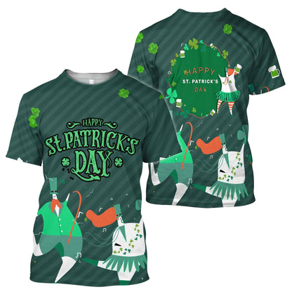 Irish Saint Patrick Day 3D All Over Printed Unisex Shirt