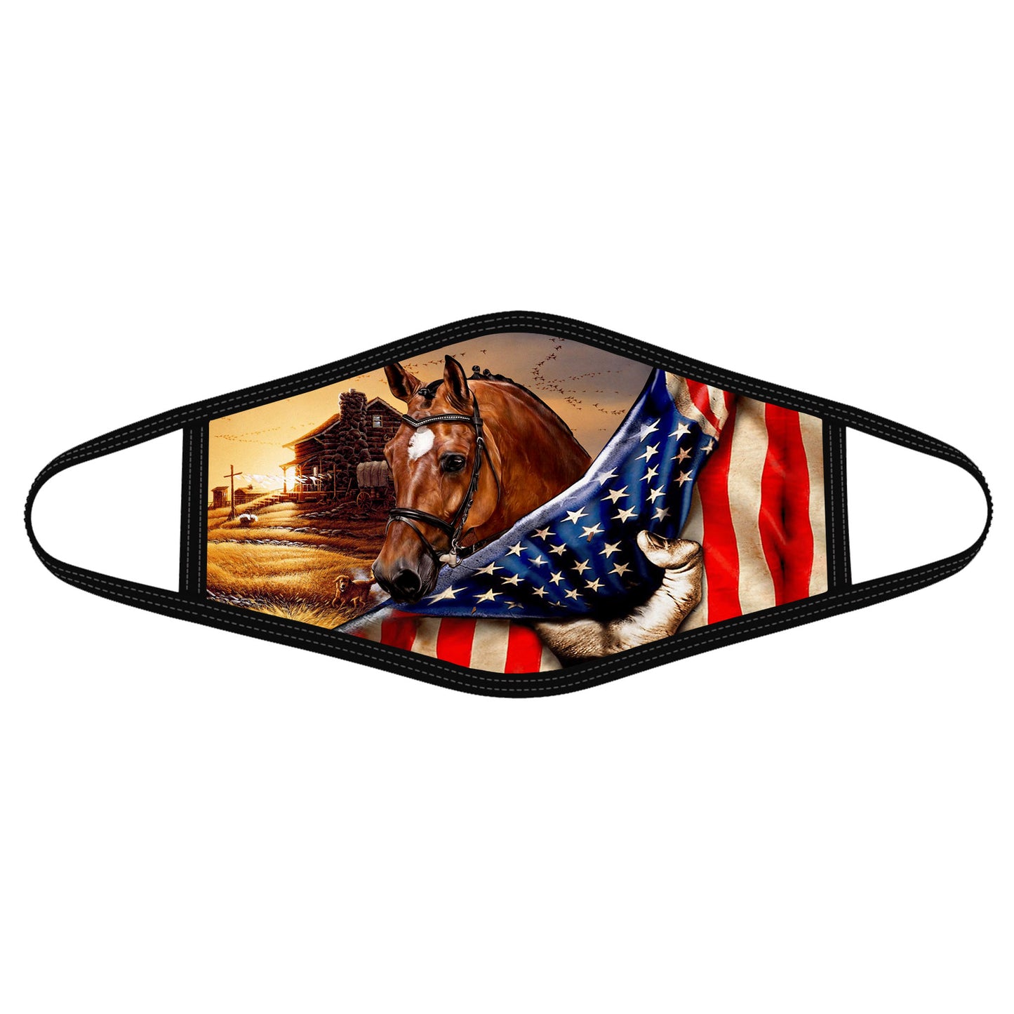 America Horse Face Mask DL
