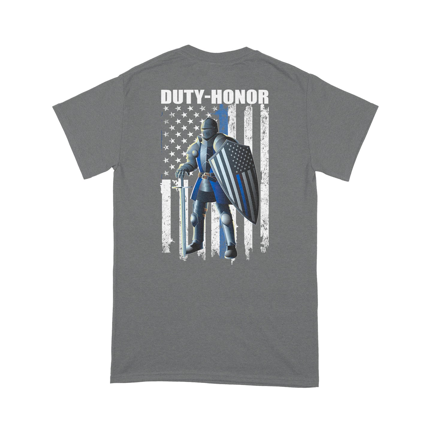 Duty Honor Thin Blue Lines T-Shirt Special Gift For Policeman
