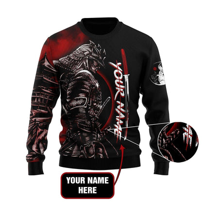 Customize Name Samurai Tattoo 3D All Over Printed Unisex Shirt