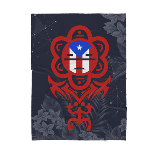 Puerco Rico Lover Sherpa Blanket