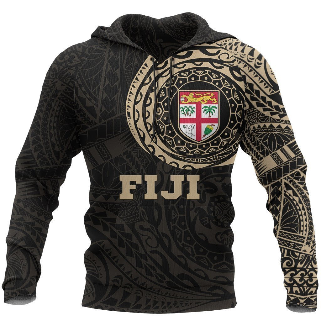 Fiji in My Heart Polynesian Tattoo Style Hoodie A - Amaze Style™-Apparel