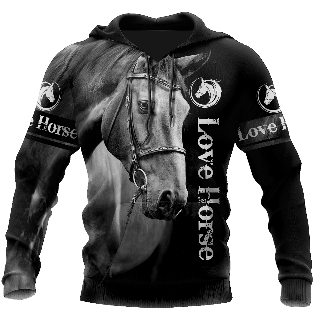 Love Horse 3D All Over Printed Shirts For Men And Women TR2005204S - Amaze Style™-Apparel