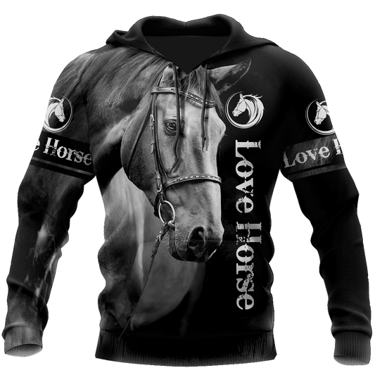 Love Horse 3D All Over Printed Shirts For Men And Women TR2005204S - Amaze Style™-Apparel
