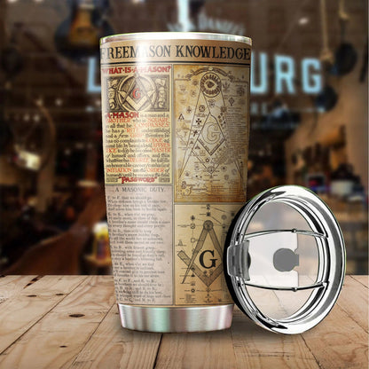 Freemason Knowledge Tumbler TA032331 - Amaze Style™-