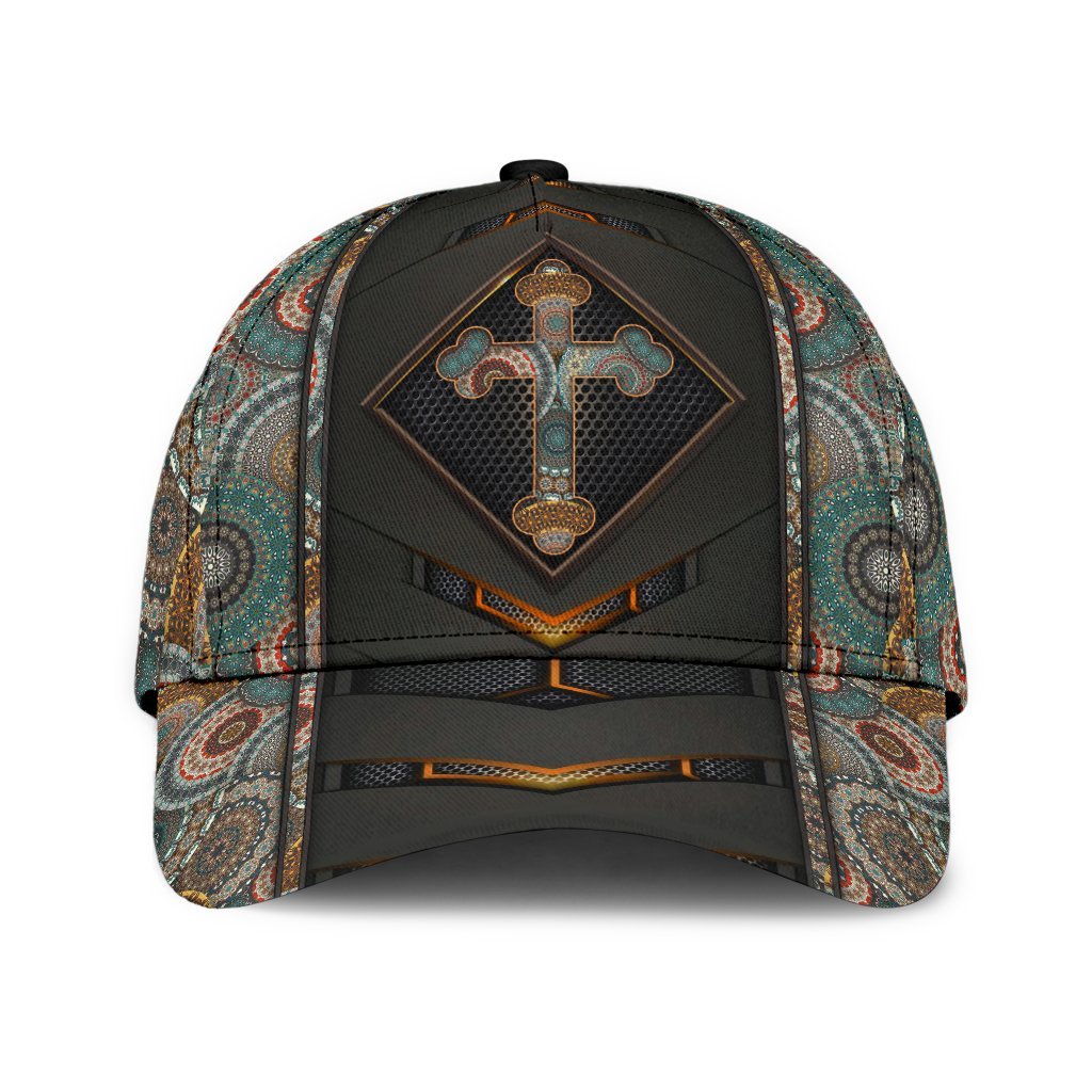 Jesus Cross Mandala Classic Cap ML