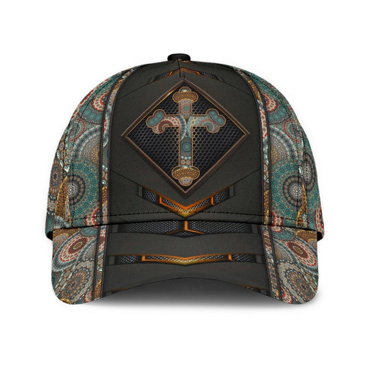 Jesus Cross Mandala Classic Cap ML