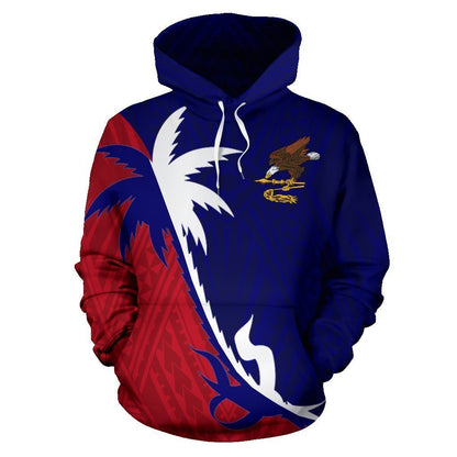 American Samoa Coconut Tree Hoodie PL - Amaze Style™-Apparel