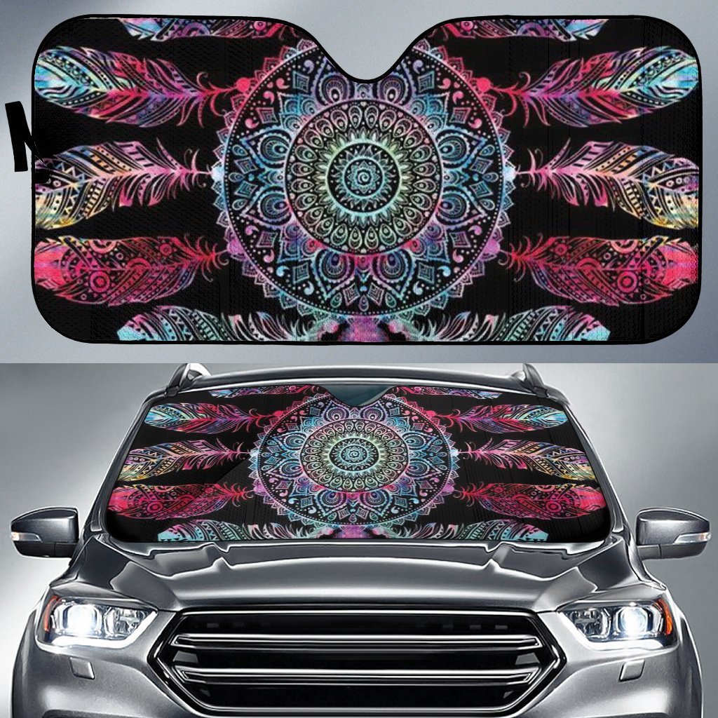 Native American Dreamcatcher Auto Sun Shade