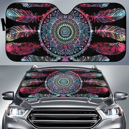 Native American Dreamcatcher Auto Sun Shade