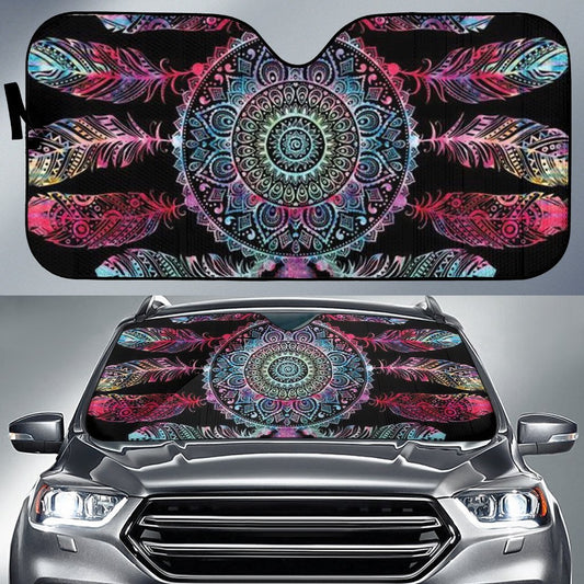 Native American Dreamcatcher Auto Sun Shade