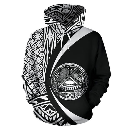 American Samoa Polynesian Hoodie - Circle PL - Amaze Style™-Apparel