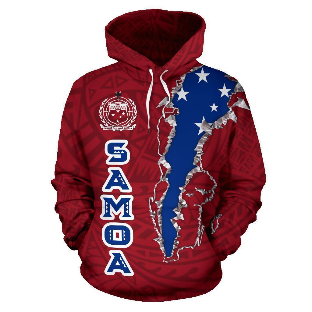 Made By Samoa Hoodie Polynesian PL - Amaze Style™-Apparel